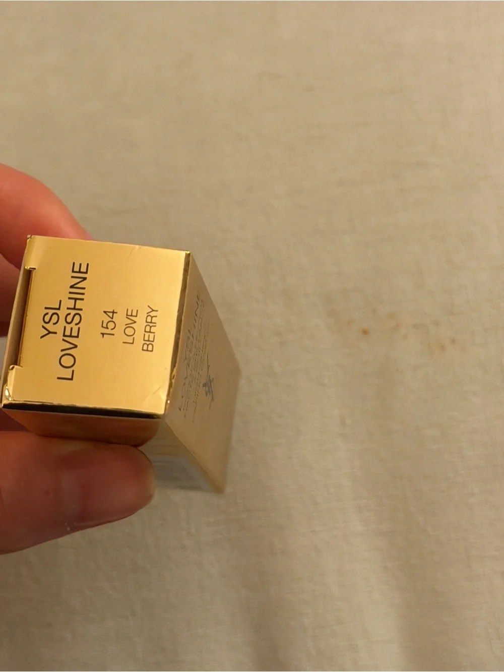 YSL Loveshine High-Shine Caring Lipstick 154 Love Berry - dark pink